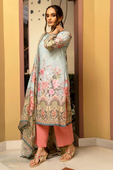 Floral Print Three Piece Set
